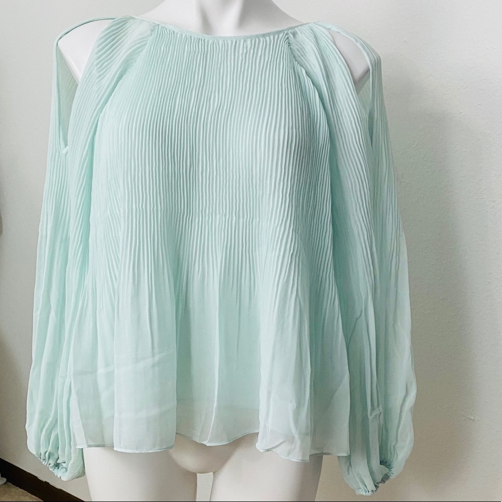 Aqua Cato Women's Top Cute Ruffled Shirt Blouse